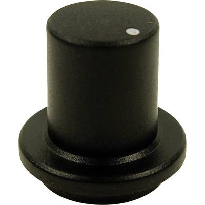 Tête de bouton rotatif Cliff FCR7172  noir (Ø x H) 23 mm x 17 mm 1 pc(s)