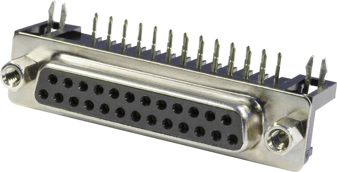 econ connect BU25WB/7 Embase SUB-D femelle 90 ° Nombre de pôles: 25 pin à souder 1 pc(s) Tray