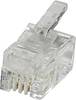 Fiche modulaire mâle econ connect MPL44R RJ10 mâle, droit Pôle: 4 transparent(e) 1 pc(s)
