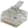 Fiche modulaire mâle econ connect 8P8C RJ45 mâle, droit transparent(e) 1 pc(s)
