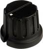 Tête de bouton rotatif SCI PN-38C (6.4mm) avec pointeur noir (Ø x H) 20.3 mm x 15.6 mm 1 pc(s)