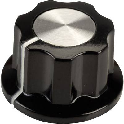 Tête de bouton rotatif SCI RN-99F(6.4mm)  noir, blanc (Ø x H) 19.5 mm x 11.5 mm 1 pc(s)