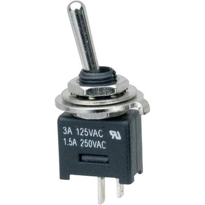 Interrupteur à levier 1 x Off/On SCI MTE101A1 250 V/AC 3 A  à accrochage 1 pc(s)