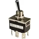 Interrupteur à levier 2 x On/On SCI R13-29B 250 V/AC 10 A à accrochage 1 pc(s)