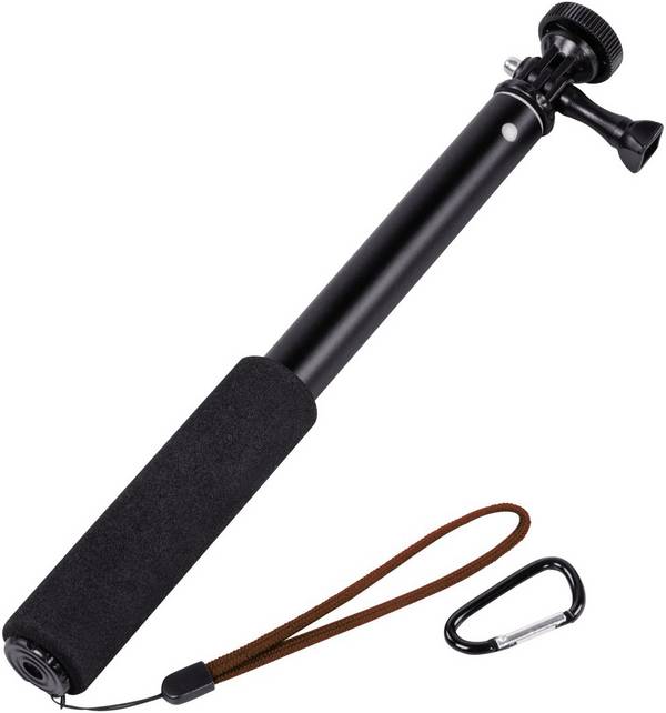 Hama  Perche à selfie  1/4 pouce noir avec dragonne