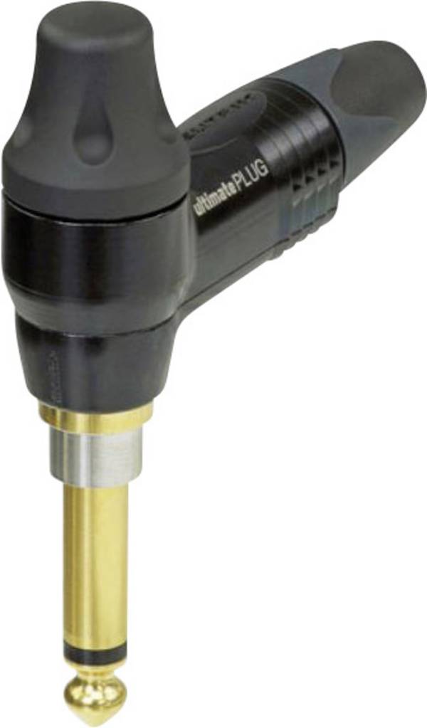 Jack 6.35 mm mâle, coudé Neutrik NP2RX-ULTIMATE Nombre de pôles: 2 mono noir 1 pc(s)