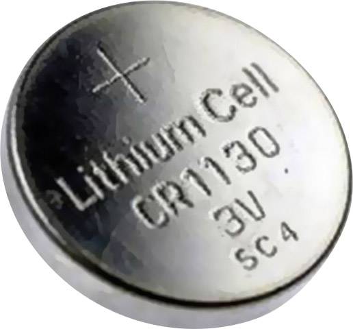 CR 1130: Pile bouton lithium, 3 volts, 48 mAh, 11,0 x 3,0 mm chez reichelt  elektronik