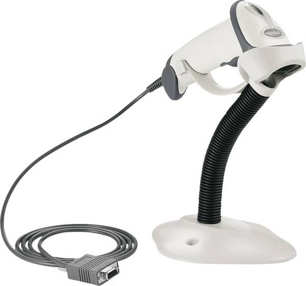Lecteur de code-barres Zebra LS2208 USB gris clair
