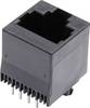 Embase modulaire femelle econ connect MJTN88A RJ45 embase femelle, verticale Pôle: 8 noir 1 pc(s)