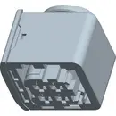 TE Connectivity Boîtier femelle pour câble série HDSCS, MCP Nbr total de pôles 4 2-1418390-1 1 pc(s)