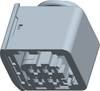 TE Connectivity Boîtier femelle pour câble série HDSCS, MCP Nbr total de pôles 4 3-1418390-1 1 pc(s)