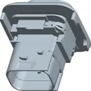 TE Connectivity Boîtier femelle pour platines série HDSCS, MCP Nbr total de pôles 7 1-1670214-1 1 pc(s)