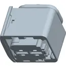 TE Connectivity Boîtier femelle pour câble série HDSCS, MCP Nbr total de pôles 2 1-1564542-1 1 pc(s)