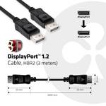 Câble de connexion Club3D DisplayPort 3 m