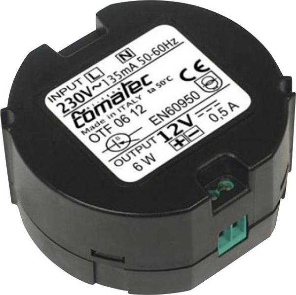 Alimentation miniature pour boîtes de dérivation Comatec OTF/06.12RA N/A 6 W 1 pc(s)