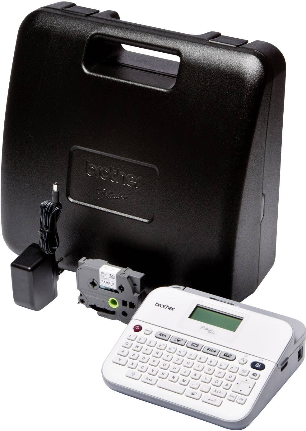 Brother P-Touch D 400 VP Etiqueteuse adapté pour rubans: TZ 3.5 mm, 6 mm, 9 mm, 12 mm, 18 mm
