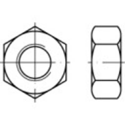 TOOLCRAFT  131733 Écrou hexagonal avec filetage à gauche M48   DIN 934   acier  1 pc(s)