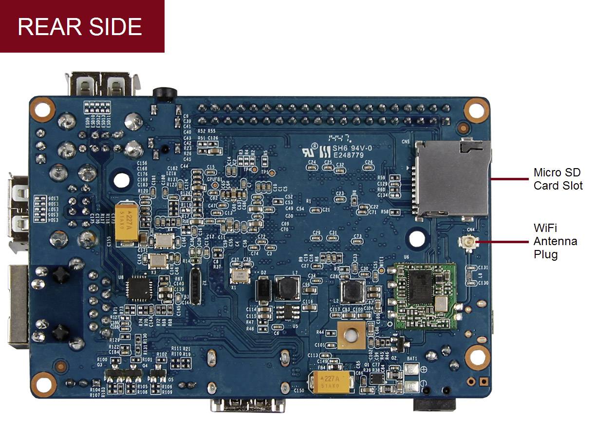 Banana PI BPi-M2 Banana Pi BPI-M2 1 GB 4 x 1.0 GHz-8
