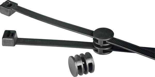 HellermannTyton 156-00275 T120RCOUPLER Serre-câble 380 mm 7.60 mm noir 1 pc(s)