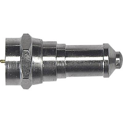 Adaptateur métallique de forme cylindrique à plusieurs étages. Adapté pour les connexions et raccordements techniques.