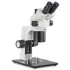 Microscope à zoom stéréo Kern OZC 583 trinoculaire 65 x lumière réfléchie