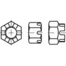 TOOLCRAFT 132130 Écrou à créneaux M56 DIN 935 acier 1 pc(s)