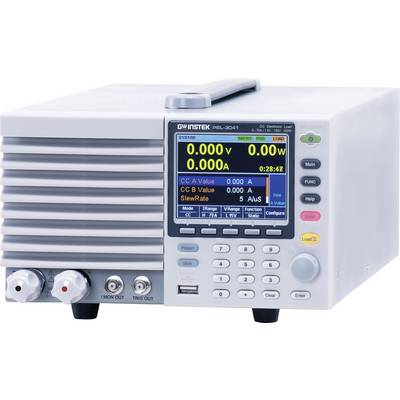 Un appareil d'alimentation de laboratoire avec affichage numérique indique 0,000V en tension, 0,000A en courant et 0,000W en puissance. Autres commandes situées sur le côté droit.