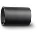 Un tube noir cylindrique incliné vers la droite.