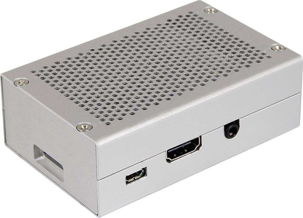 Renkforce Mediacenter-Set Raspberry Pi® 3 B 1 GB 4 x 1.2 GHz avec alimentation, avec boîtier, avec Noobs OS, avec câble -1