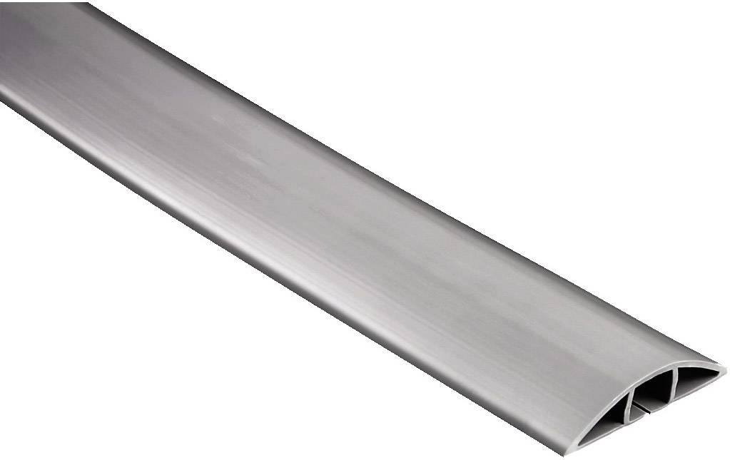 Hama Passe-câbles PVC gris flexible (L x l x H) 1800 x 60 x 15 mm 1 pc(s) 00020596