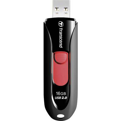 TRANSCEND 16Go Clé USB 2.0 - Noir-0