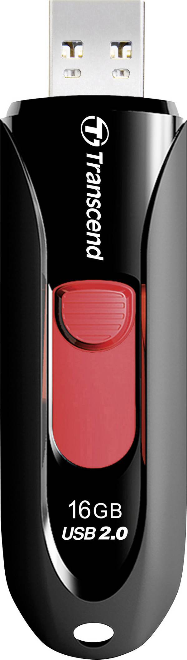 TRANSCEND 16Go Clé USB 2.0 - Noir