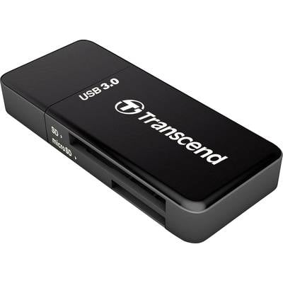 Lecteur de carte mémoire externe Transcend TS-RDF5K USB 3.2 (1è gén.) (USB 3.0) noir 1 pc(s)