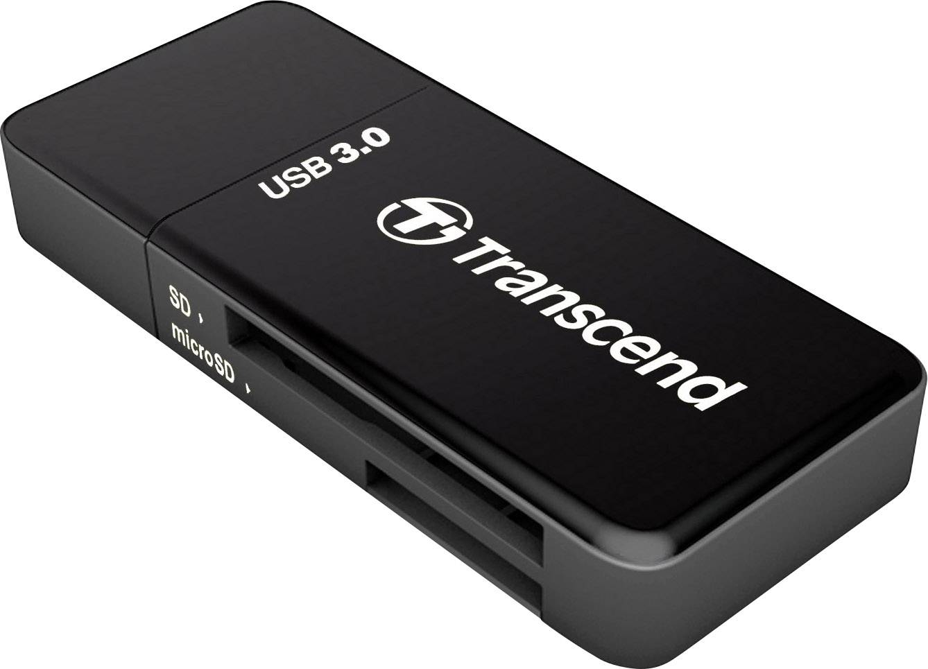 Lecteur de carte mémoire externe Transcend TS-RDF5K USB 3.1 (Gen 1) noir 1 pc(s)