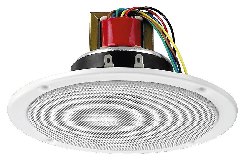 Haut-parleur ELA encastrable Monacor EDL-150/WS blanc 1 pc(s)