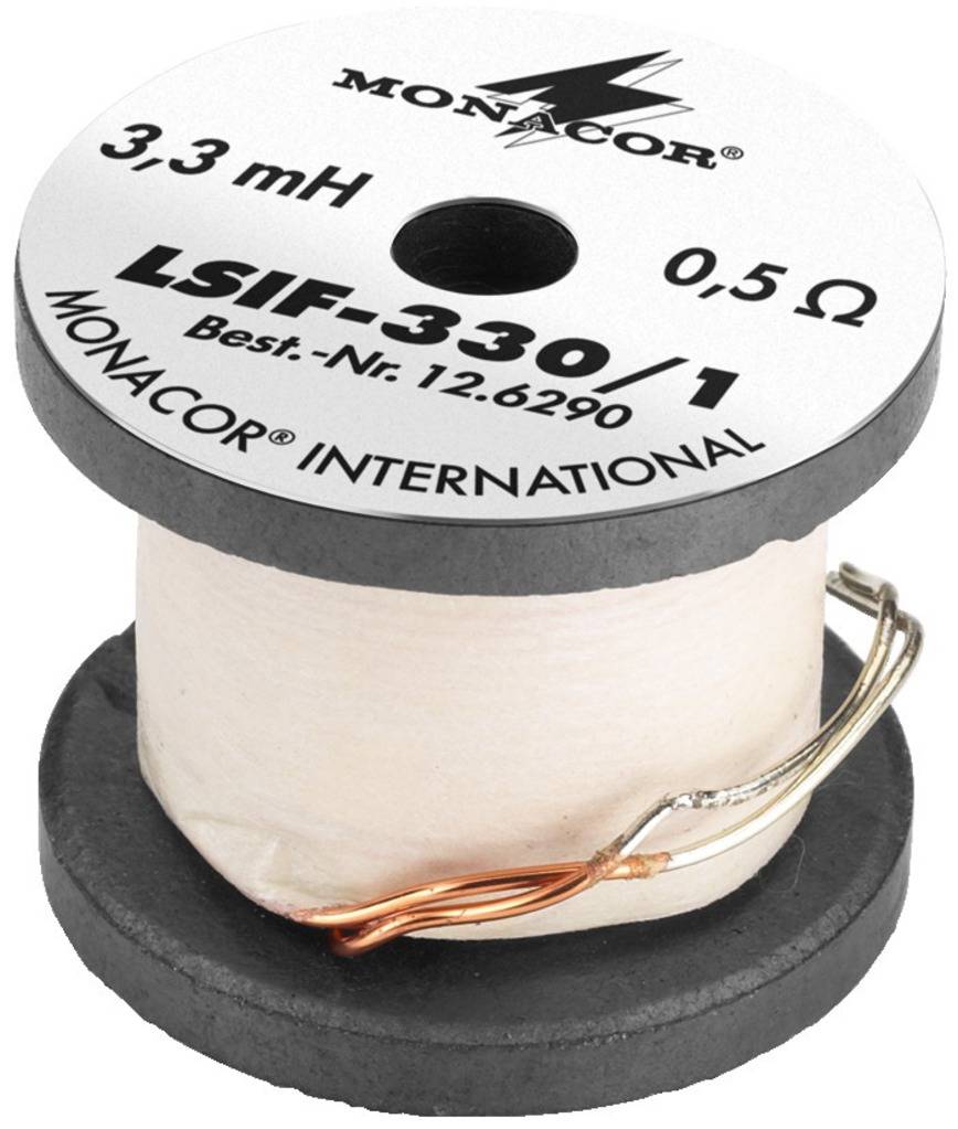 Self ferrite pour haut-parleur Monacor LSIF-330/1-0
