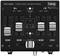 Une interface audio noire avec plusieurs potentiomètres et commutateurs pour les canaux et les microphones. Étiquetée 'MPX-20USB'.