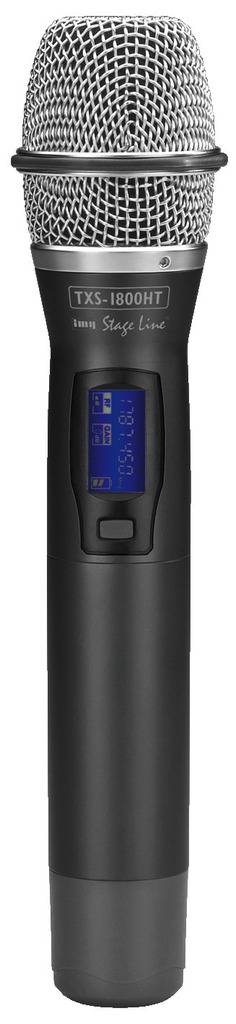 Micro de chant IMG Stageline TXS-1800HT Type de transmission (détails):radio boîtier métallique, interrupteur