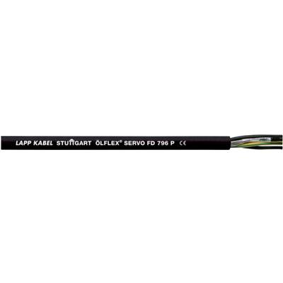 LAPP ÖLFLEX® SERVO FD 796 P Câble pour servo 4 G 2.50 mm² + 2 x 1.50 mm² noir 25320-500 500 m