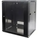 Intellinet 711869 Armoire baie de brassage 19" (l x H x P) 570 x 635 x 450 mm 12 UH noir (RAL 9005)