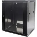 Intellinet 711883 Armoire baie de brassage 19" (l x H x P) 570 x 635 x 600 mm 12 UH noir (RAL 9005)