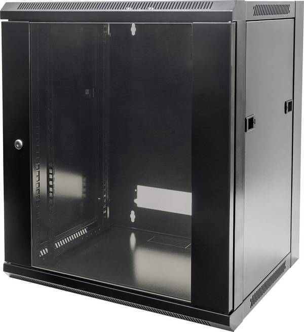 Intellinet 711883 Armoire baie de brassage 19" (l x H x P) 570 x 635 x 600 mm 12 UH noir (RAL 9005)