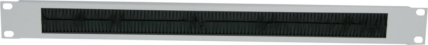 Grille de ventilation noire dans un cadre métallique rectangulaire, probablement destinée à l'installation en rack dans des équipements électroniques ou des systèmes de refroidissement.