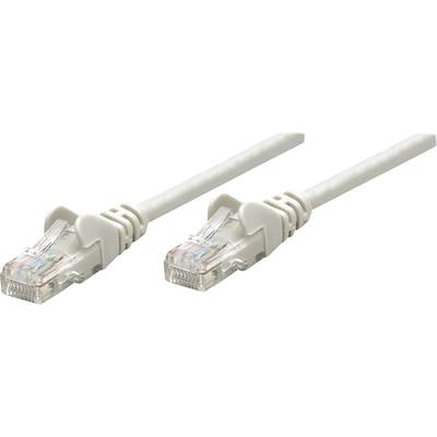 Intellinet 340373 RJ45 Câble réseau, câble patch CAT 6 U/UTP 1.00 m gris  1 pc(s)