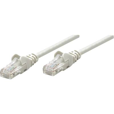 Intellinet 334112 RJ45 Câble réseau, câble patch CAT 6 U/UTP 2.00 m gris  1 pc(s)