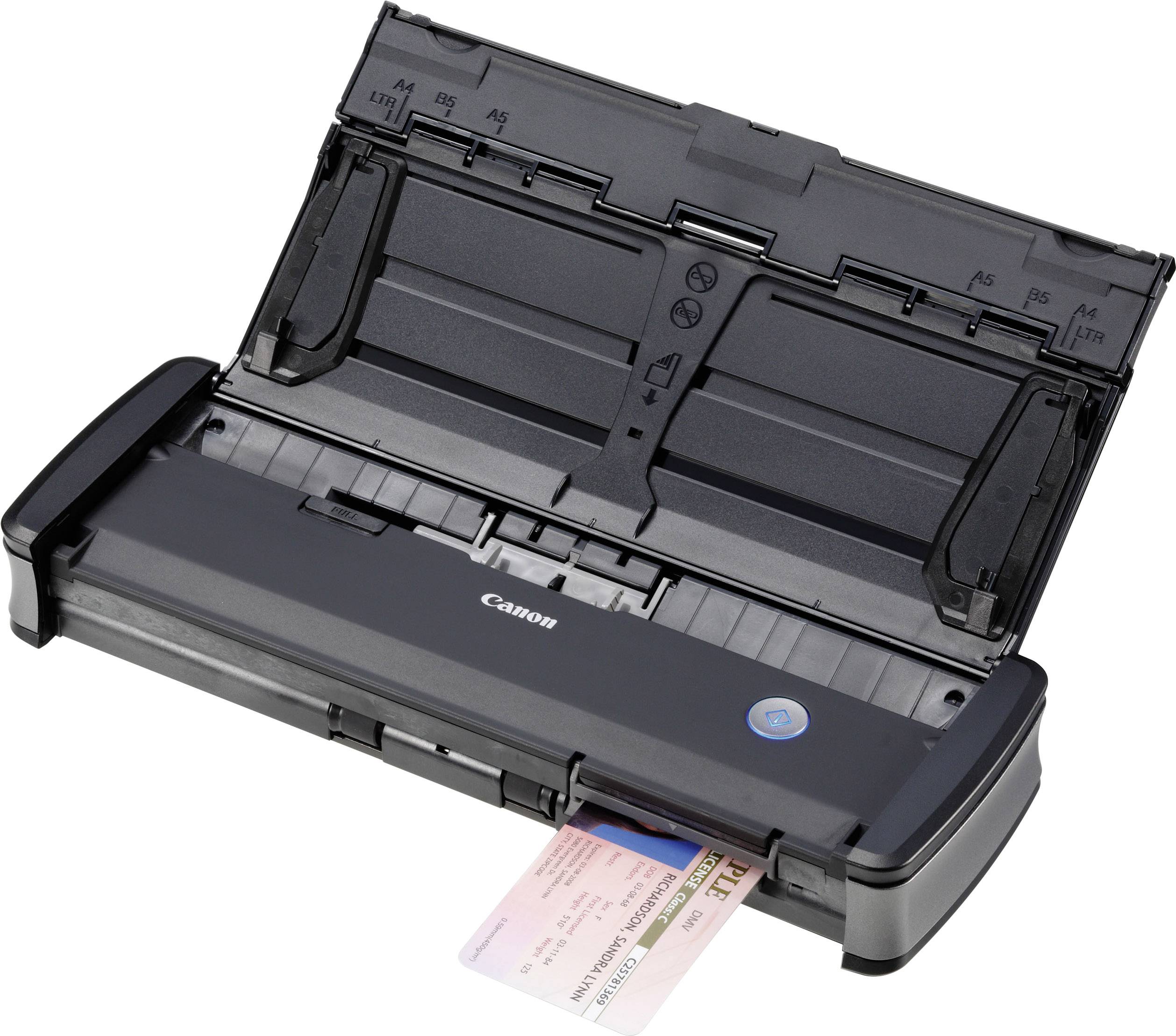 Canon imageFORMULA P-215II Scanner de documents mobile duplex A4 600 x 600 dpi 15 pages / minute, 30 images / minute USB-2