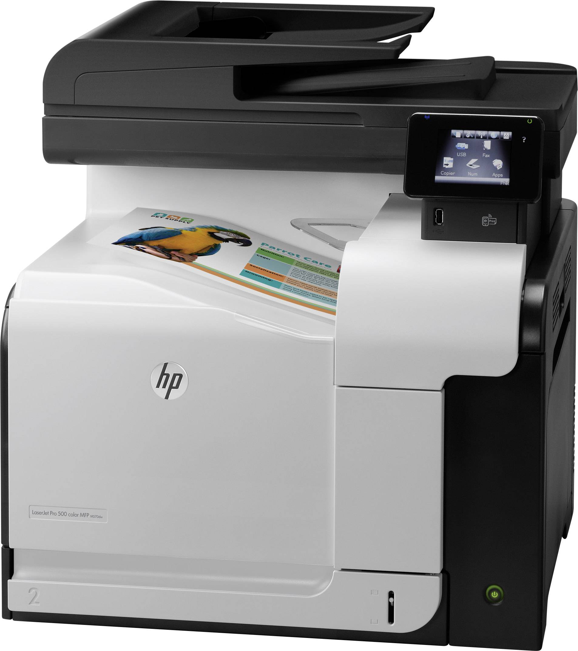 Imprimante Multifonction Couleur Laser A4 Hp Laserjet Pro 500 Color Mfp M570dw Conradfr 