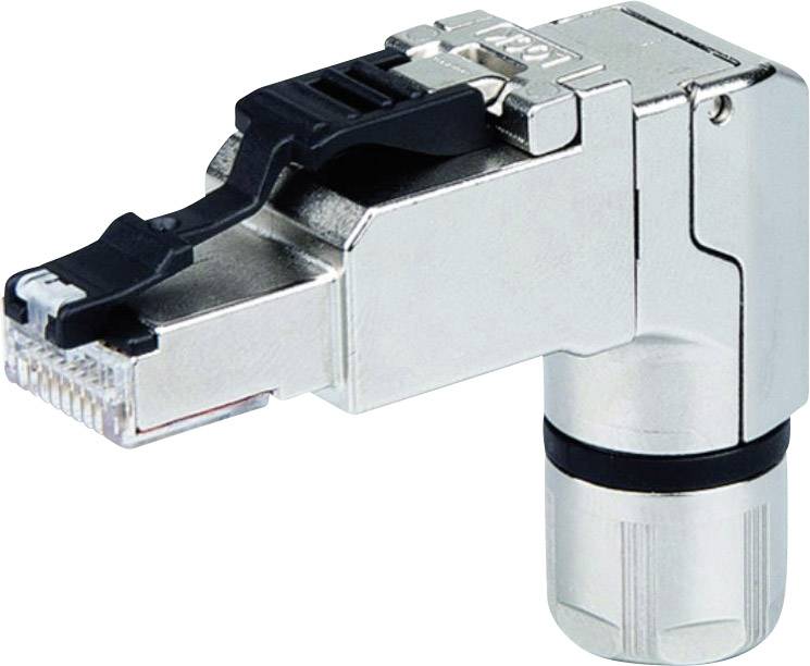 RJ45 mâle coudé, assemblage sur site Telegärtner 100023064 100023064 RJ45 mâle, droit 1 pc(s)