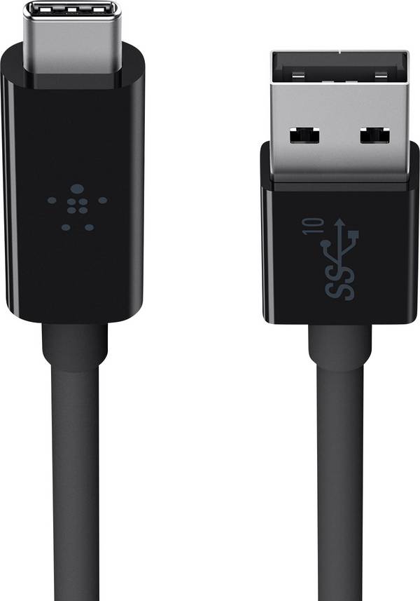 Belkin Câble USB  USB 3.2 Gen1 USB-A mâle, USB-C® mâle 0.91 m noir ignifuge F2CU029BT1M-BLK