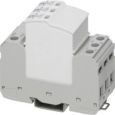 Un commutateur électrotechnique gris, montable sur rail DIN, doté de plusieurs bornes de connexion, adapté aux applications industrielles.